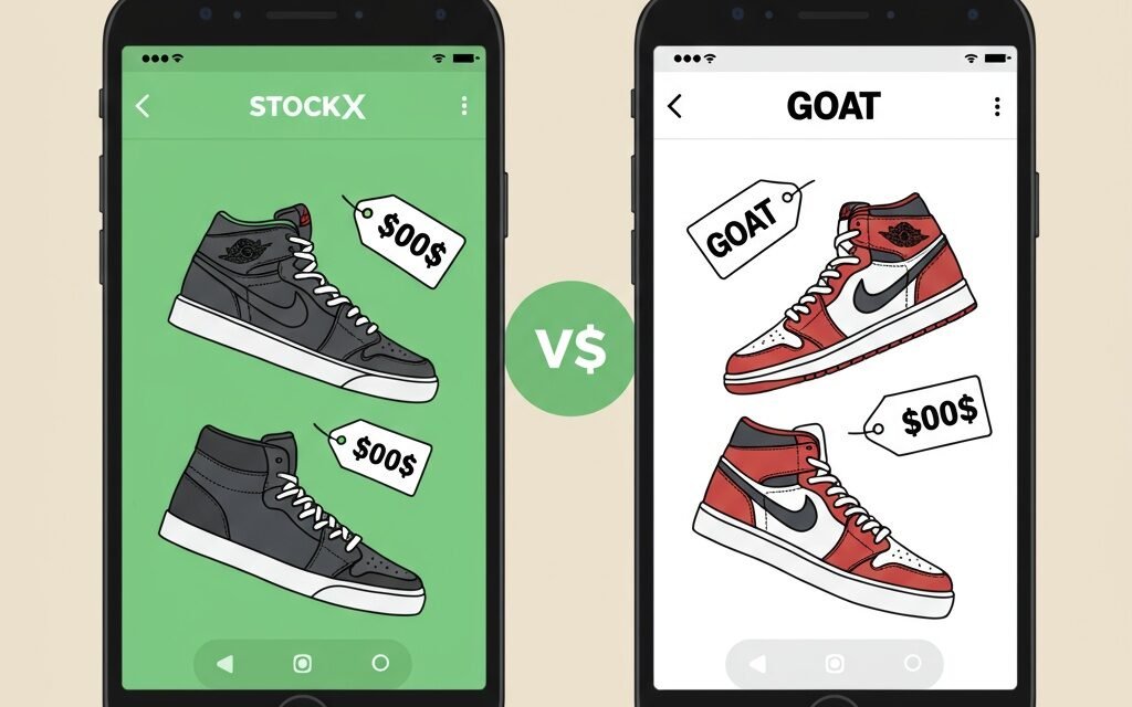 스니커즈 리셀의 최강자 비교: StockX vs GOAT 앱 완전 분석