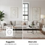 Ruggable vs West Elm 러그: 세탁성부터 디자인까지 비교 분석
