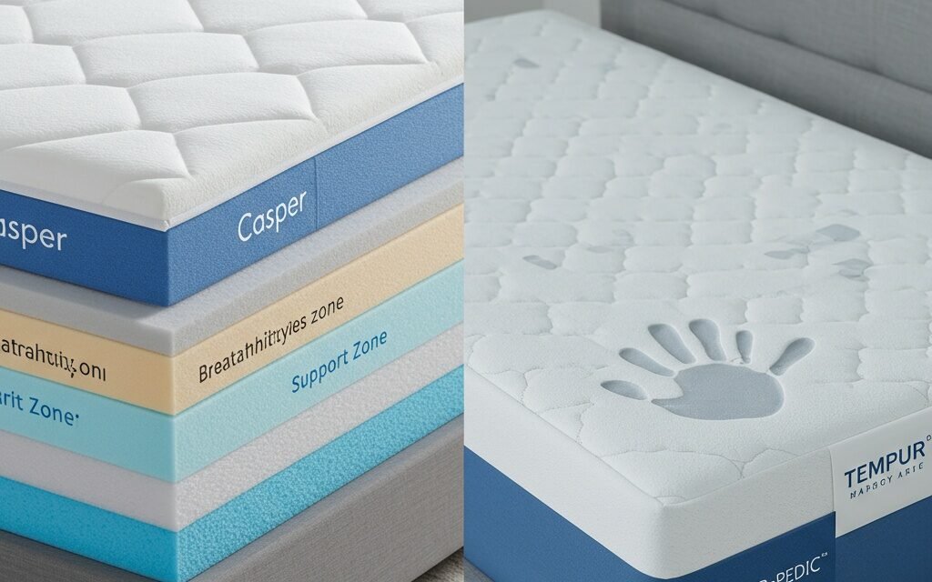 Casper vs Tempur-Pedic: 당신의 숙면 파트너는?